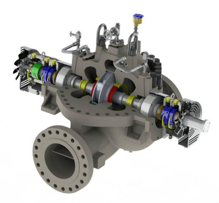 PUMPWORKS PWD BB1 SINGLE-STAGE DOUBLE SUCTION PUMP (API 610) PUMPWORKS PWD BB1 SINGLE-STAGE DOUBLE SUCTION PUMP (API 610)
